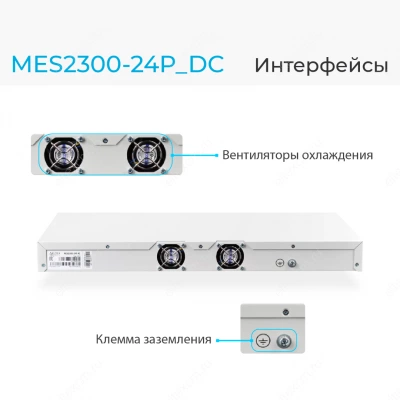 Коммутатор Eltex MES2300-24P_DC Коммутатор Eltex MES2300-24P_DC