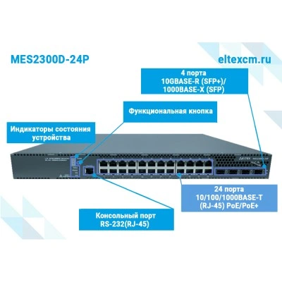 Коммутатор Eltex MES2300D-24P Коммутатор Eltex MES2300D-24P