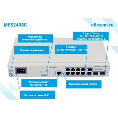 Коммутатор Eltex MES2408C Коммутатор Eltex MES2408C