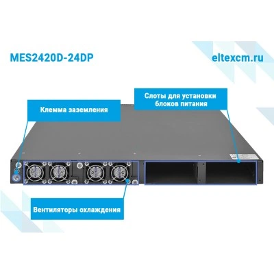 Коммутатор Eltex MES2420D-24DP Коммутатор Eltex MES2420D-24DP