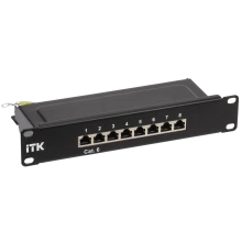Патч-панель ITK PP08-1UC06S-D05-10