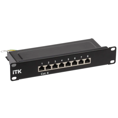 Патч-панель ITK PP08-1UC06S-D05-10