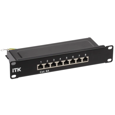 Патч-панель ITK PP08-1UC6AS-D05-10