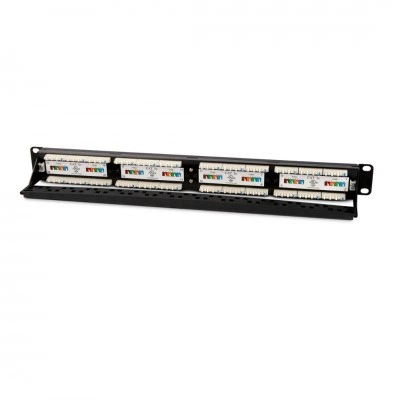 Патч-панель Hyperline PP2A-19-24S-8P8C-C5E-110 Патч-панель Hyperline PP2A-19-24S-8P8C-C5E-110