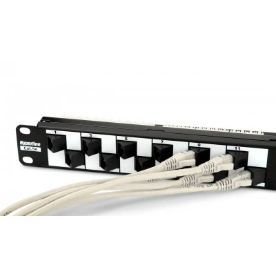Патч-панель Hyperline PP2A-19-24S-8P8C-C5E-110 Патч-панель Hyperline PP2A-19-24S-8P8C-C5E-110