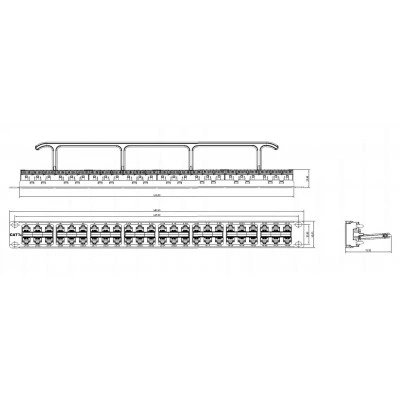 Патч-панель Hyperline PPHD-19-48-8P8C-C5e-110D Патч-панель Hyperline PPHD-19-48-8P8C-C5e-110D