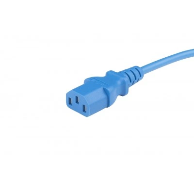 Кабель электропитания Hyperline PWC-IEC13-SHM-1.8-BL Кабель электропитания Hyperline PWC-IEC13-SHM-1.8-BL