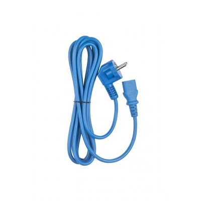 Кабель электропитания Hyperline PWC-IEC13-SHM-3.0-BL Кабель электропитания Hyperline PWC-IEC13-SHM-3.0-BL