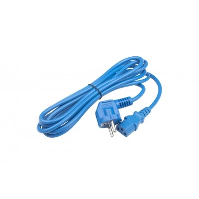 Кабель электропитания Hyperline PWC-IEC13-SHM-3.0-BL Кабель электропитания Hyperline PWC-IEC13-SHM-3.0-BL