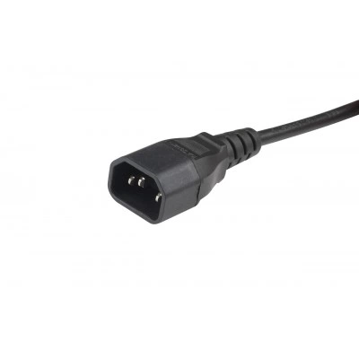 Кабель электропитания Hyperline PWC-IEC13A-IEC14-1.8-BK Кабель электропитания Hyperline PWC-IEC13A-IEC14-1.8-BK