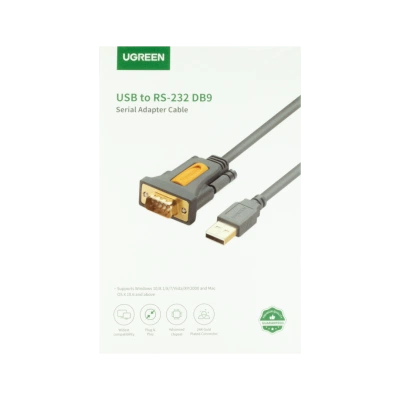 Кабель UGREEN RS-232 DB9 Кабель UGREEN RS-232 DB9
